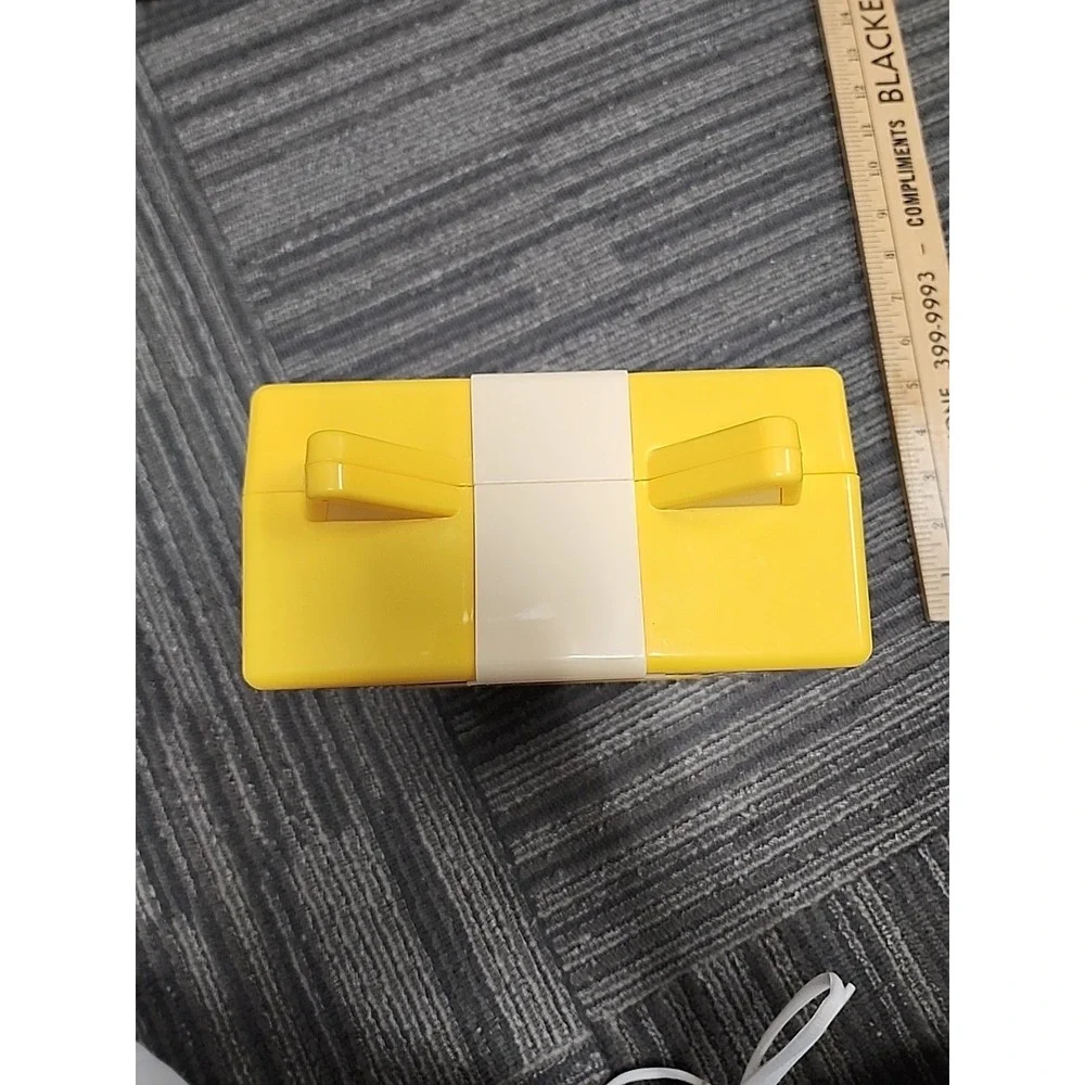 Lankybox Bonkers Foxy Box Yellow Lanky‎ Box Empty Carry Storage Case Plastic